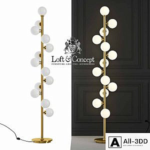 Floor lamp BUBBLE STIK COLD FLOOR LAMP