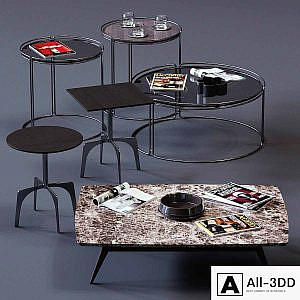 Ditre Italia Coffee Tables Set 03