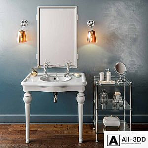 Drummonds - The Single China Windermere Vanity Basin