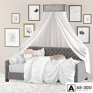 Devyn Tufted Velvet Daybed , Restoration Hardware