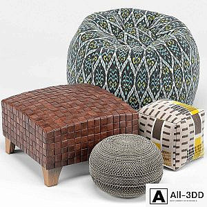Pouf Set 2