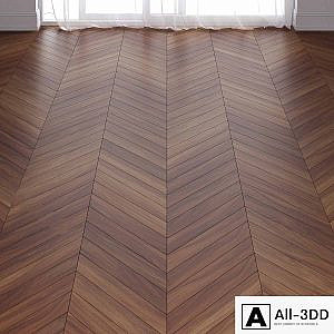 Brown Teak Wood Parquet Floor in 3 types