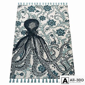 Thomas Paul Printed Flatweave Giant Octopus 200TATP03A-P