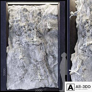 ROCK & Sculpture _ Decorative wall 1