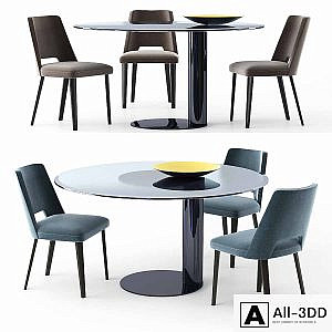 Gallotti&Radice table and chair Oto Thea