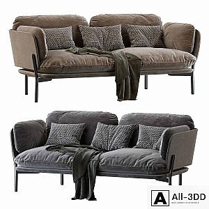 Cloud Two Seater LN2 desert stone by & TRADITION
