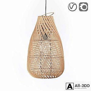 Tylway lamp, rattan