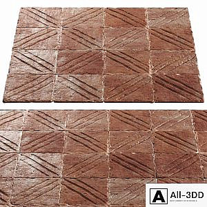 Ceramic floor tiles