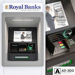ATM machine. Terminal. Exterior