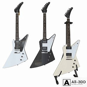 Gibson Explorer Electric Guitar - (White, Black, Beige)