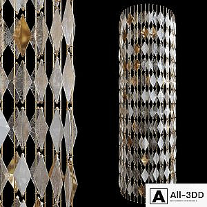Decorative partition-screen Vargov Design (radius)