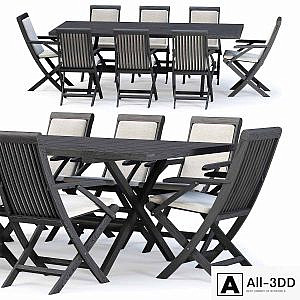 Alesso outdoor furniture set v04 / Garden furniture set