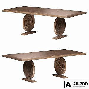 HEMINGWAY DINING TABLE by bakerfurniture