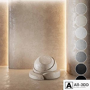 Decorative plaster | Concrete set (seamless) | 11