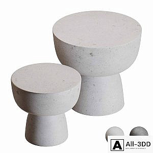 Concrete coffee tables