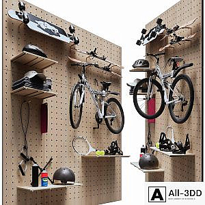 Sports equipment storage