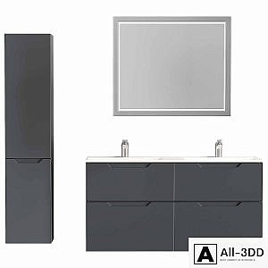 Wall-hung Vanity Unit Raval Vector