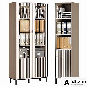 Showcase and rack Treyvis (Trejvis) Divan.ru (office filling)