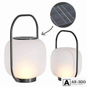 Waterproof Portable LED Rechargeable Solar Powered Outdoor Floor Lamp