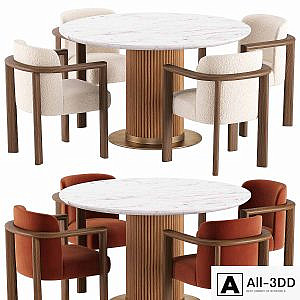 Aria Chair and Murcell Round Table