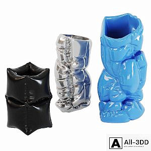 Puffer Vases – ABS Plastic by Gast Studio
