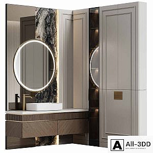 Bathroom furniture 35 in neoclassical style