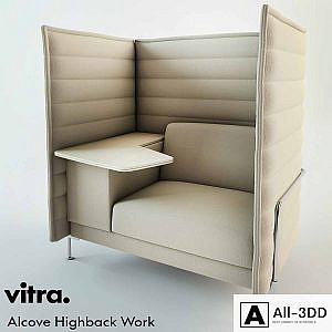 Vitra Alcove Highback Work