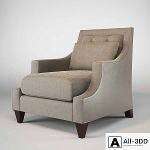Baker max club chair 6130c-1