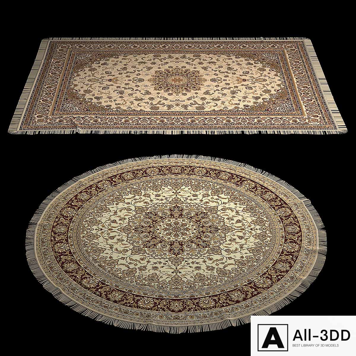 Carpet Set (Classic) modern interior 3D model Carpet Set (Classic)