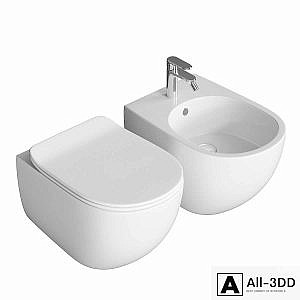 Toilet and bidet Artceram FILE 2.0