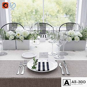 Banquet Table Setting