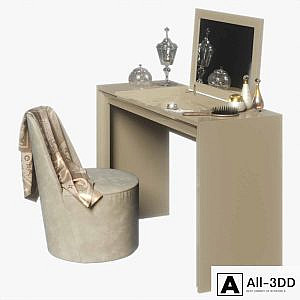 Dressing table Mugali. Model Ref.1324 Chair Casamilano Lea
