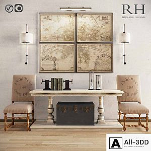 Restoration hardware decor set