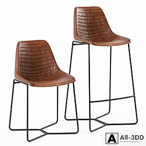 Loft Design 4020 and 4023 model chairs