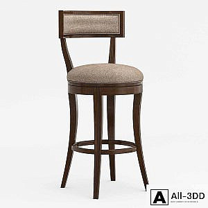 Bar stool Hi-Ho-Hi Dark Caracole