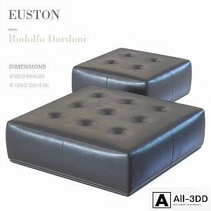 Molteni Euston (two pouffes)