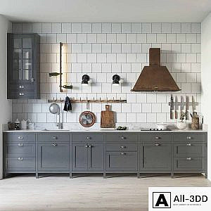 Kitchen in Scandinavian style
