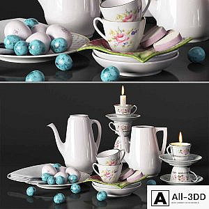 Decorative set Provence, service