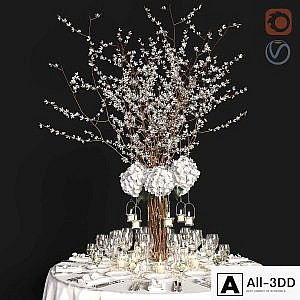 Decor for the festive table