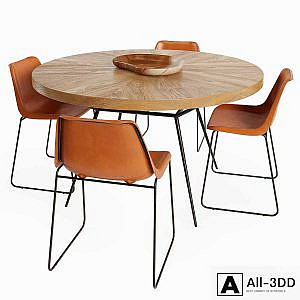 Frank Table_Drexel Chair_set2