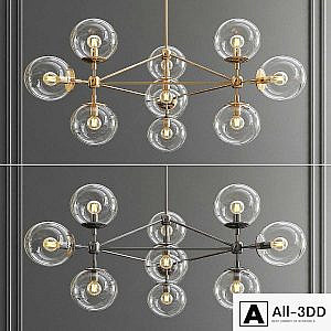 Modo 10 Bulb Chandelier