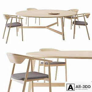 Mawari Table by De Padova