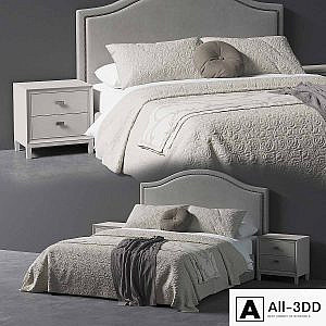 Beverly Queen Headboard Bed