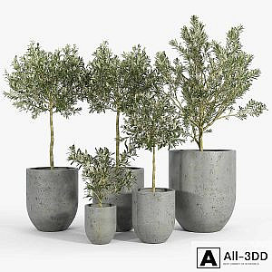 Neo Planter, Extra Small, Lead
