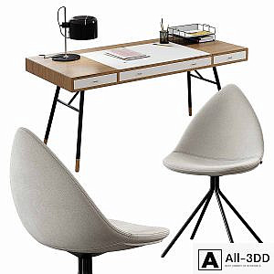 BoConcept / Cupertino Table + Ottawa Chair