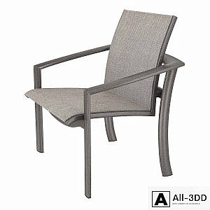 Tropitone KOR Relaxed Sling Dining Chair
