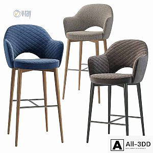 Deephouse. Bar stool, semi-bar Martin