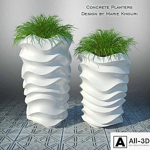 Concrete beds by Marie Khouri