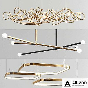 Apparatus Doodle Ring Chandelier - 3 type