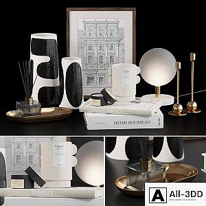 Decorative set H&M with Franca NYC Vases